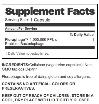 Floraphage Ingredients